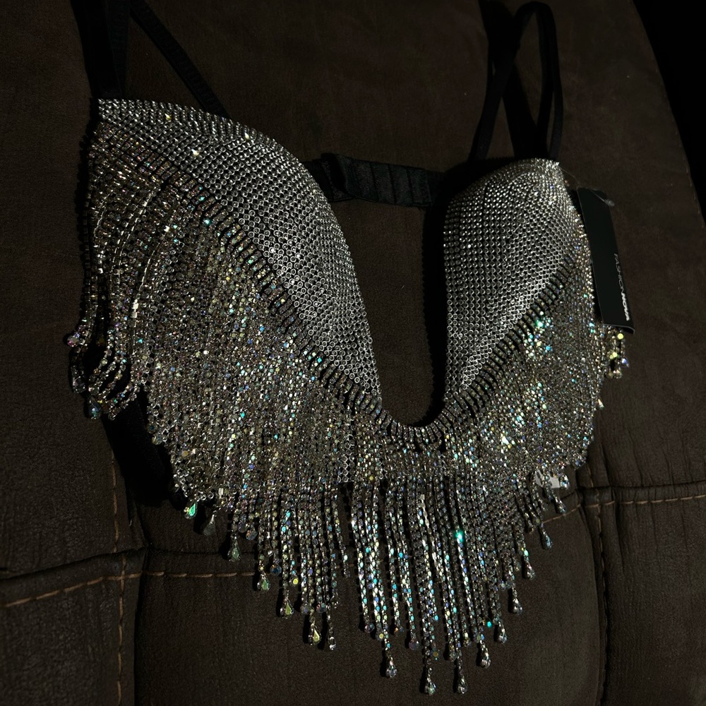 Diamond Rhinestone Top